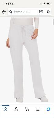Cherokee Revolution Moderate Flare Drawstring Pant WW120 Fast Free Ship